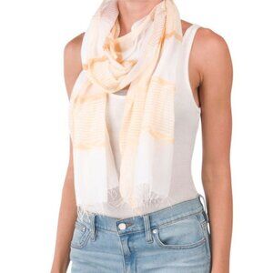 EILEEN FISHER Ethiopian Organic Cotton Jacquard Scarf
